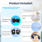 DEEG 4PCS Lawn Mower Front Wheel Bushing to Bearing Conversion Kit Replaces Craftsman,Husqvarna,Murray,Sears,AYP,Poulan,Toro 9040H,532009040 532124959 OEM Upgrade Riding Lawn Mower Front Wheel Parts