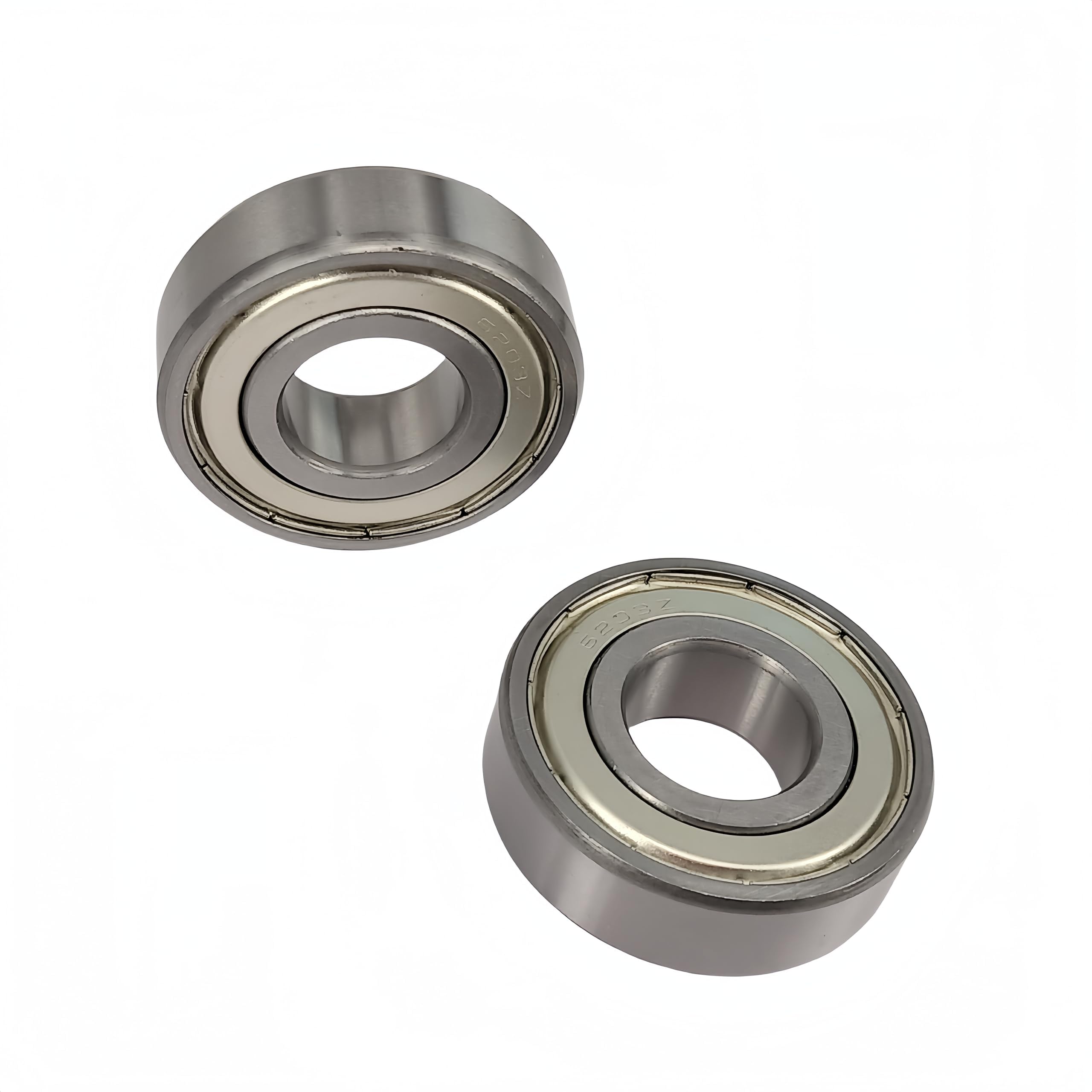 DEEG 10PCS 6203ZZ Double Metal Seal Bearings 17x40x12mm, Pre-Lubricated and Stable Performance Deep Groove Ball Bearings