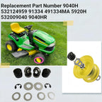 DEEG 4PCS Lawn Mower Front Wheel Bushing to Bearing Conversion Kit Replaces Craftsman,Husqvarna,Murray,Sears,AYP,Poulan,Toro 9040H,532009040 532124959 OEM Upgrade Riding Lawn Mower Front Wheel Parts