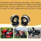 DEEG 4PCS Lawn Mower Front Wheel Bushing to Bearing Conversion Kit Replaces Craftsman,Husqvarna,Murray,Sears,AYP,Poulan,Toro 9040H,532009040 532124959 OEM Upgrade Riding Lawn Mower Front Wheel Parts