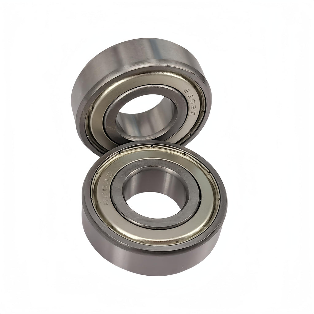 DEEG 10PCS 6203ZZ Double Metal Seal Bearings 17x40x12mm, Pre-Lubricated and Stable Performance Deep Groove Ball Bearings